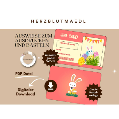 Magische Oster-Hasi-Card – Kreative Mitgebsel & Bastelspaß für die Eiersuche an Ostern