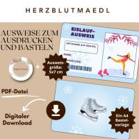 Individuelle Ausweise für dein unvergessliches Eislauf-Erlebnis – perfekt für Schlittschuhläufer aller Altersgruppen! Bild 1