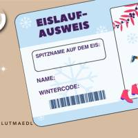 Individuelle Ausweise für dein unvergessliches Eislauf-Erlebnis – perfekt für Schlittschuhläufer aller Altersgruppen! Bild 5