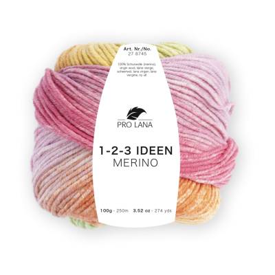 Pro Lana 1-2-3 Ideen Merino 100 g 3 Farben zur Auswahl