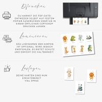 Tier Gefühlskarten für Kinder, Gefühle Kinder, Montessori Lernkarten, Emotionskarten zum ausdrucken Bild 7