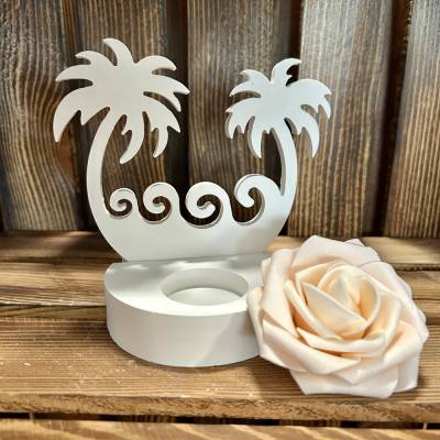 Palmen im Teelichthalter