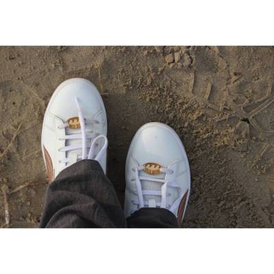 Schuh Charms aus Holz - verschiedene Desings