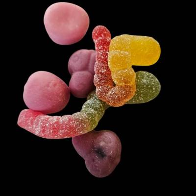 „Naschwerk – Bunte Fruchtgummis als digitaler Fotodownload“