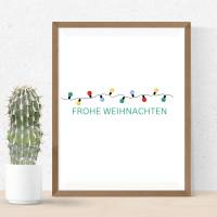 Weihnachtsgirlande Frohe Weihnachten Bundle PNG SVG Datei - Download Plotterdatei Plotter File - Christmas garland Bild 4