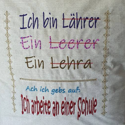 Lehrer Stickdatei von DreamEmbroid – Abschiedsgeschenk für Lehrkräfte, 2 Größen, Sofortdownload