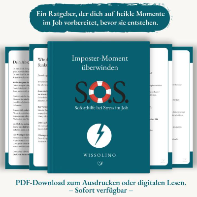 Imposter-Syndrom überwinden: S.O.S.-Ratgeber als PDF – Soforthilfe bei Selbstzweifeln