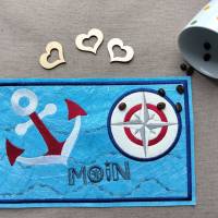 Windrose Applikation Stickdatei 10x10cm Bild 4