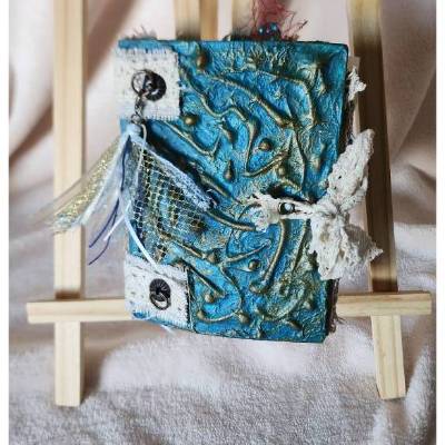 Handgemachtes Mini Journal Unikat – Junk Journal als kreatives Geschenk