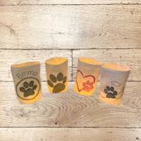 Stickdatei Lichtbeutel Tier Hund Katze Lichtbeutel Set 763 Bild 1