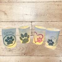 Stickdatei Lichtbeutel Tier Hund Katze Lichtbeutel Set 763 Bild 2