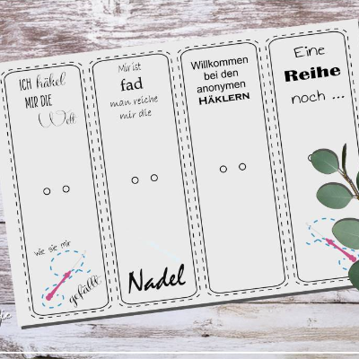 Sträkel-Karte, Druckvorlage Din A4 - Dateiformat PDF