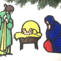 Laserdatei Fensterbild Krippe - Plotter - SVG - Figuren - Scherenschnitt - Weihnachten - Advent - Lasercut - Download Bild 3