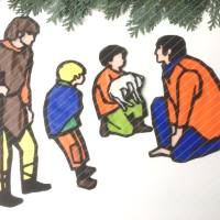 Laserdatei Fensterbild Krippe - Plotter - SVG - Figuren - Scherenschnitt - Weihnachten - Advent - Lasercut - Download Bild 4