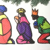 Laserdatei Fensterbild Krippe - Plotter - SVG - Figuren - Scherenschnitt - Weihnachten - Advent - Lasercut - Download Bild 6