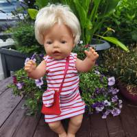 Stickdatei Set Sommer Puppenkleidung für 43cm Baby Puppe – Rock, Oberteil & Tasche von Design-by-Jasmina Bild 2