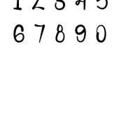 Kreuzstich Vorlage Alphabet Groß- und Kleinbuchstaben und Zahlen für Handstickerei Bild 3