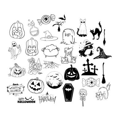 Halloween Bundle PNG SVG Datei - Download Plotterdatei Plotter File - Fledermaus Gespenst Skelett Bat Ghost Skeleton 