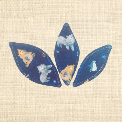 Interlabial Pads 3er Set – Motiv: Teddy & Pinguin