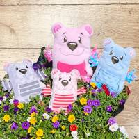 Stickdatei Kummerfreund Teddy Bärchen ITH Kuscheltier – In the Hoop Set von Design by Jasmina Bild 1