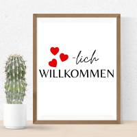 Herzlich Willkommen Bundle PNG SVG Datei - Download Plotterdatei Plotter File - Home Zuhause Liebe Familie Love Bild 5