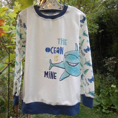 Sweatshirt, Hai Gr.116/122