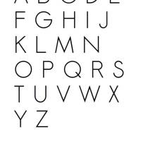 Kreuzstich Vorlage Alphabet Druckschrift Groß- und Kleinbuchstaben für Handstickerei Bild 1