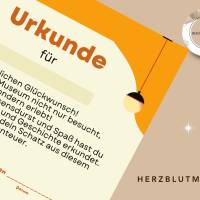 Personalisierte Kinderurkunde Museum – Geschenk & Andenken für kleine Entdecker DIN A4 PDF Bild 4