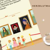 Personalisierte Kinderurkunde Museum – Geschenk & Andenken für kleine Entdecker DIN A4 PDF Bild 7