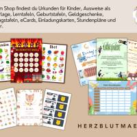 Personalisierte Kinderurkunde Museum – Geschenk & Andenken für kleine Entdecker DIN A4 PDF Bild 9
