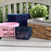 Stickdatei Blanko Utensilo & Frühstücks Utensilo ITH ab 13x18 – 4 Varianten, 13 Dateien, Rohlinge Bild 1