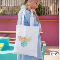 Biene im Mandala-Effekt – Plotterdatei SVG für Sonnenfänger, Fensterbilder und kreative Projekte Bild 5