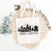 Merry Christmas Christmas Village Christmas Town Bundle PNG SVG Datei - Download Plotterdatei Plotter File Bild 2