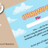 Personalisierte Kinderurkunde – Freizeitpark Erlebnis | Geschenk & Erinnerung Bild 5