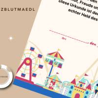 Individuelle Kinderurkunde – Freizeitpark Abenteuer | Geschenk & Andenken Bild 8