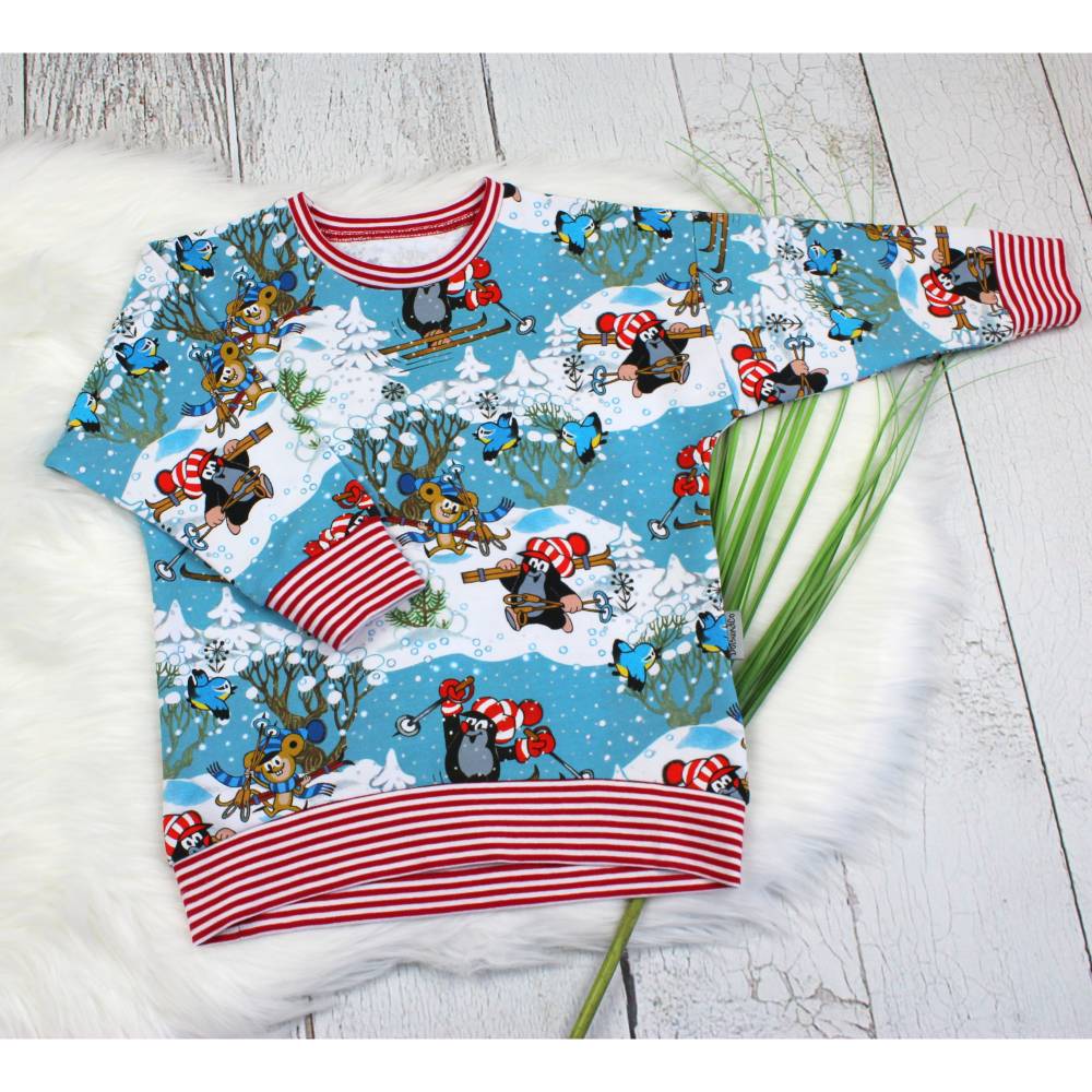 Maulwurf Oversize Sweater Pullover Weihnachtspullover