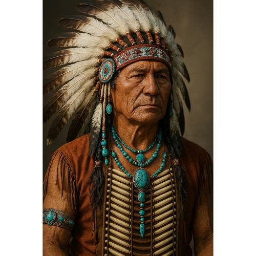 „Würde des Windes  (2)– Porträt eines Häuptlings“