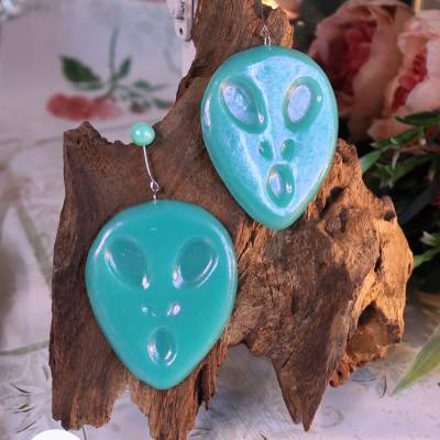 Ohrringe - Momo Ayase - Dan Da Dan - Cosplay Accessoire - Alien - Anime / Manga Merchandise