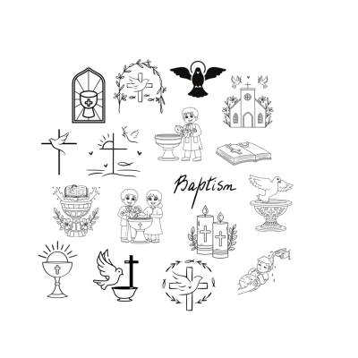 Taufe Baptism Bundle PNG SVG Datei - Download Plotterdatei - svg png Datei - Liebe Love Kirche Jesus Glaube - Plotter 