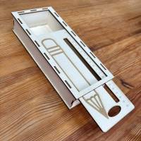 *Lesehilfe Lineal (mit Box 3 mm) * Laser-, 3D Druck- und Plotterdatei Bild 9