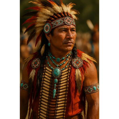 „Würde des Windes  (3)– Porträt eines Häuptlings“