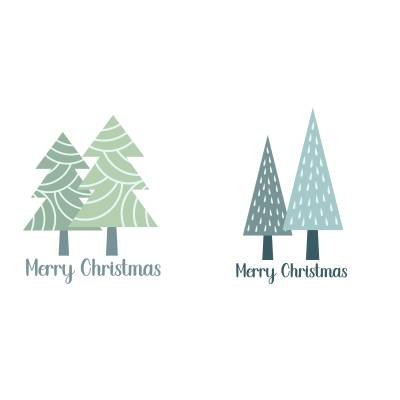 Merry Christmas Christmas Tree  Bundle PNG SVG Datei - Download Plotterdatei Plotter File - Weihnachten Christmas Xmas