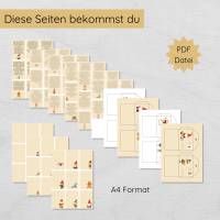 50 Wichtelbriefe für Kinder zum Ausdrucken für die Wichteltür, mit blanko Vorlagen und Briefumschlägen Bild 2