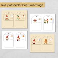 50 Wichtelbriefe für Kinder zum Ausdrucken für die Wichteltür, mit blanko Vorlagen und Briefumschlägen Bild 6
