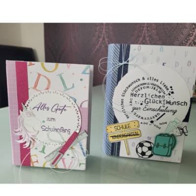 Buch-Box, Geldgeschenk, Gutscheingeschenk zur Einschulung, besondere Geschenkidee