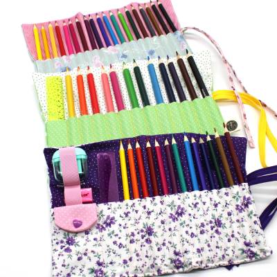 ITH Stickdatei Stifterolle Rollmäppchen 20x30cm – Perfekte Aufbewahrung für Stifte