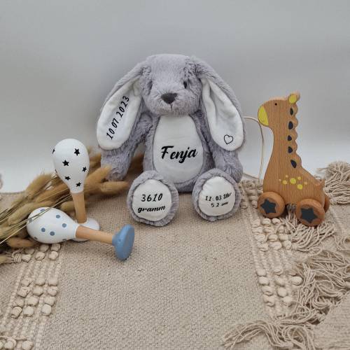 Kuscheltier Hase personalisiert – Dein einzigartiges Stofftier mit Namen