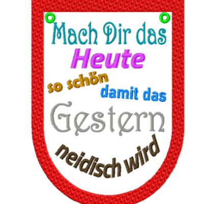 DreamEmbroid ITH Stickdatei Türschild 