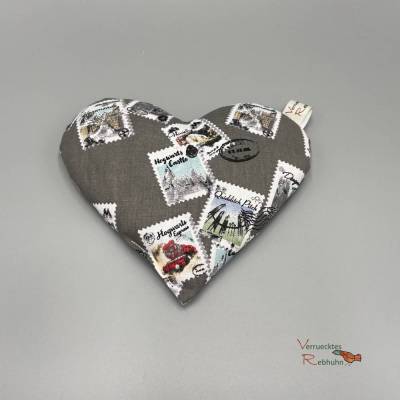 Wärmekissen Herzform mit Rapssamen – Natürliche Wärme- & Kältetherapie