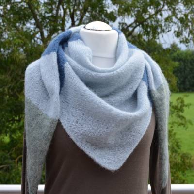 Alpaka / Seide Dreieckstuch